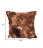 Brown Velvet Rabit Hair Feel 16X16 Inches 2Pcs Cushion Covers