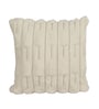 Cream Velvet Rabit Hair Feel 16X16 Inches 2Pcs Cushion Covers