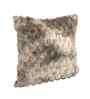 Grey Velvet Rabit Hair Feel 16X16 Inches 5Pcs Cushion Covers