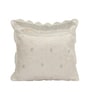 Cream Velvet Rabit Hair Feel 16X16 Inches 5Pcs Cushion Covers