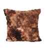 Brown Velvet Rabit Hair Feel 16X16 Inches 5Pcs Cushion Covers