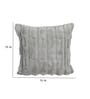 Grey Velvet Rabit Hair Feel 16X16 Inches 5Pcs Cushion Covers