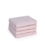 Velvet Rose 100% Organic Cotton Solid 550 GSM Face Towels (4 Pc)