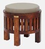 Venetia Sheesham Wood Seating Stool In Scratch Resistant Honey Oak Finish