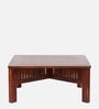 Venetia Sheesham Wood Coffee Table In Honey Oak Finish