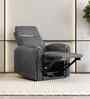 Venezia Leather Motorised 1 Seater Recliner In Grey Color