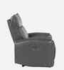 Venezia Leather Motorised 1 Seater Recliner In Grey Color