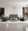 Venezia Leather Motorised 1 Seater Recliner In Grey Color