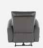 Venezia Leather Motorised 1 Seater Recliner In Grey Color