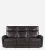 Venezia Leather Motorised 3 Seater Recliners In Grey Color Venezia Leather Motorised 3 Seater Recliners In Grey Color