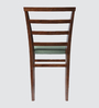 Venezia Solid Wood Dining Chair in Light Green Colour Set of 2