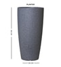 Grey Venice Garden 13 Inch Planter