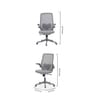 Venice Breathable Mesh Ergonomic Chair in Grey Colour
