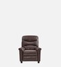 Venice Fabric Manual 1 Seater Recliner In Brown Colour