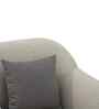 Venice Italian Fabric 1 Seater Sofa In Grey Color