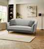 Venice Italian Fabric 3 Seater Sofa In Grey Color