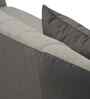 Venice Italian Fabric 3 Seater Sofa In Grey Color