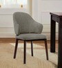 Venice Upholstered Dining Chair In Grey Colour (Set of 2)
