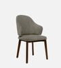 Venice Upholstered Dining Chair In Grey Colour (Set of 2)