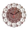 Venner Wood Analog Round Traditional Wall Clock