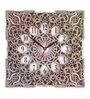 Venner Wood Analog Square Traditional Wall Clock