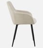 Venta Fabric Arm Chair In Off White Color