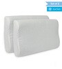 Ventilated Cool Gel Memory Foam 23 x 14 Inch Pillows (Set of 2)