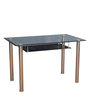Vento 4 Seater Dining Table in Black Colour