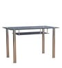 Vento 4 Seater Dining Table in Black Colour