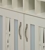 Vento Bar Cabinet with Counter in White Colour