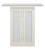 Vento Bar Cabinet with Counter in White Colour
