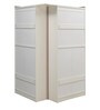 Vento Bar Cabinet with Counter in White Colour