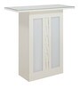 Vento Bar Cabinet with Counter in White Colour
