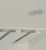 Vento Bar Cabinet with Counter in White Colour