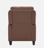 Ventor Fabric Manual 1 Seater Recliner In Tan Colour