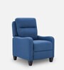 Ventor Fabric 1 Seater Manual Recliner in Blue Colour