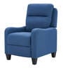 Ventor Fabric 1 Seater Manual Recliner in Blue Colour