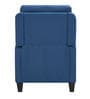 Ventor Fabric 1 Seater Manual Recliner in Blue Colour