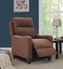 Ventor Fabric Manual 1 Seater Recliner In Tan Colour