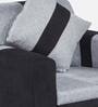 Ventura Fabric 1 Seater Sofa in Grey Colour