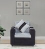 Ventura Fabric 1 Seater Sofa in Grey Colour