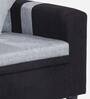 Ventura Fabric 1 Seater Sofa in Grey Colour