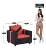 Ventura 1 Seater Sofa in Orange Colour