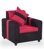 Ventura 1 Seater Sofa in Red Colour