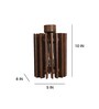 Ventus Brown Solid Wood Wall Sconces
