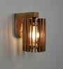 Ventus Brown Solid Wood Wall Sconces