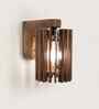 Ventus Brown Solid Wood Wall Sconces