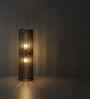 Ventus Brown Wooden Shade Column Floor Lamp With Wood Base