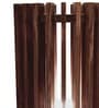 Ventus SideKick Brown Wooden Shelf Floor Lamp with brown base