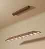 Venus 36 Brown Solid Wood Linear LED Hanging Light